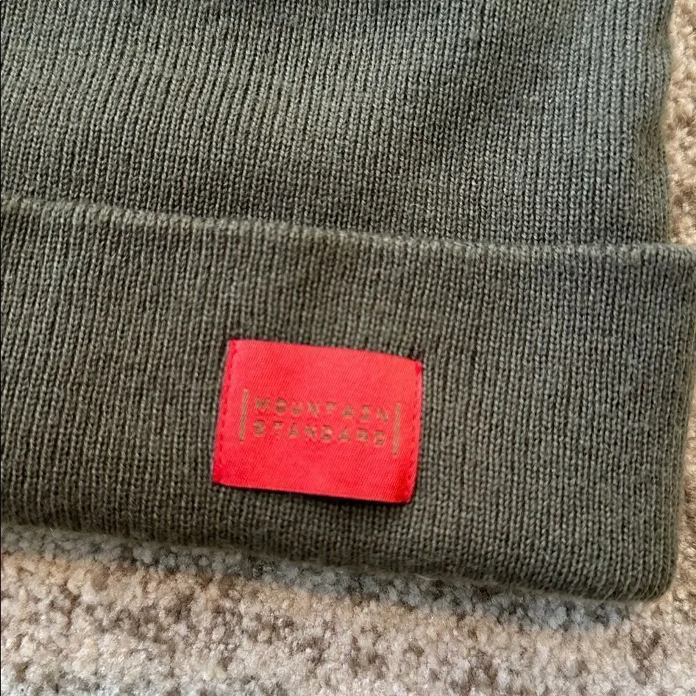 Mountain Standard Olive Beanie Hat O/S